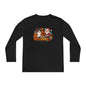 Happy Hallowthanksmas (Ghost/Turkey/Santa) Youth Long Sleeve Tee