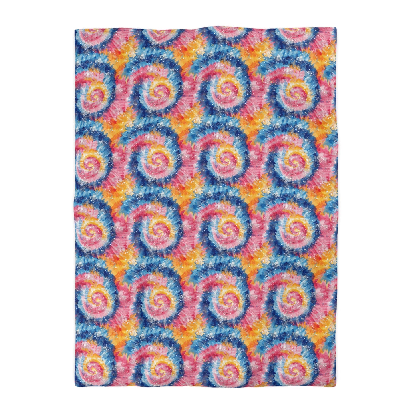 Retro Vortex Microfiber Duvet Cover