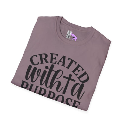 Created With A Purpose (3) Adult T-shirt
