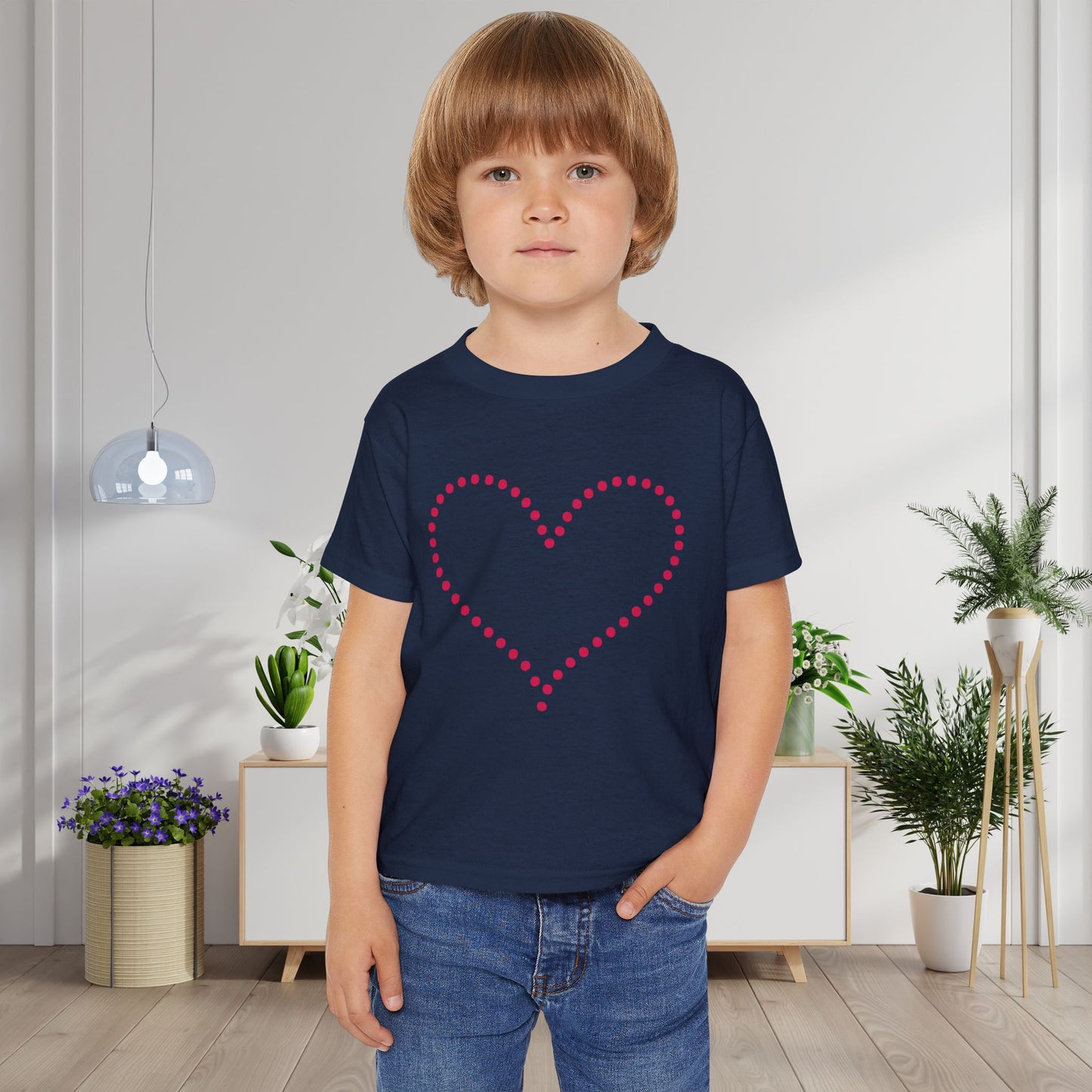 Heart 3 Heavy Cotton™ Toddler T-shirt