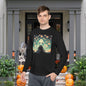 Creepy Ghost 10 Adult Long Sleeve Tee