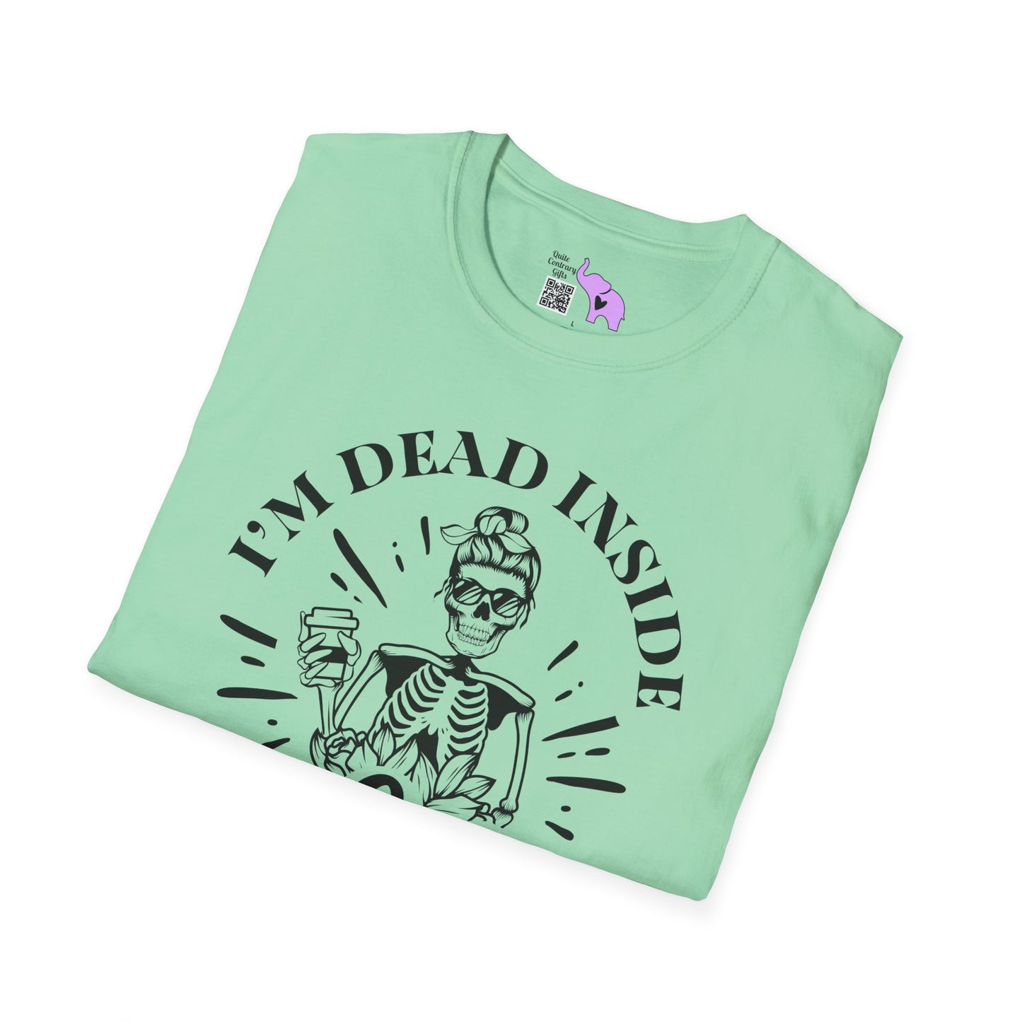 I'm Dead Inside But Coffee Helps Adult T-shirt