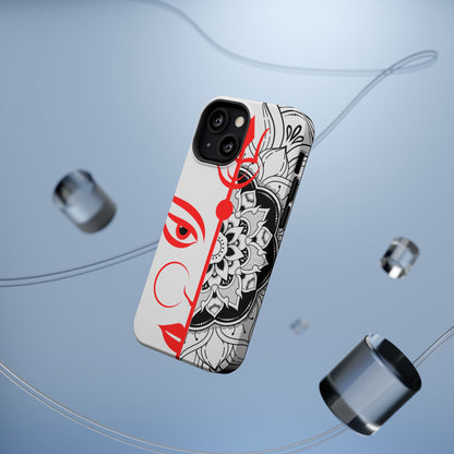 Goddess Durga Mata w/Manala MagSafe® Compatible Tough Case for iPhone