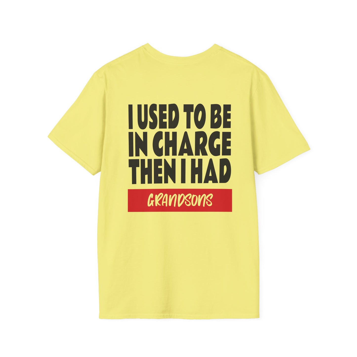 I Used To Be In Charge Then I Had Grandsons Adult T-shirt