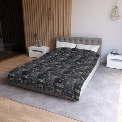 Gargoyle Vigil Microfiber Duvet Cover