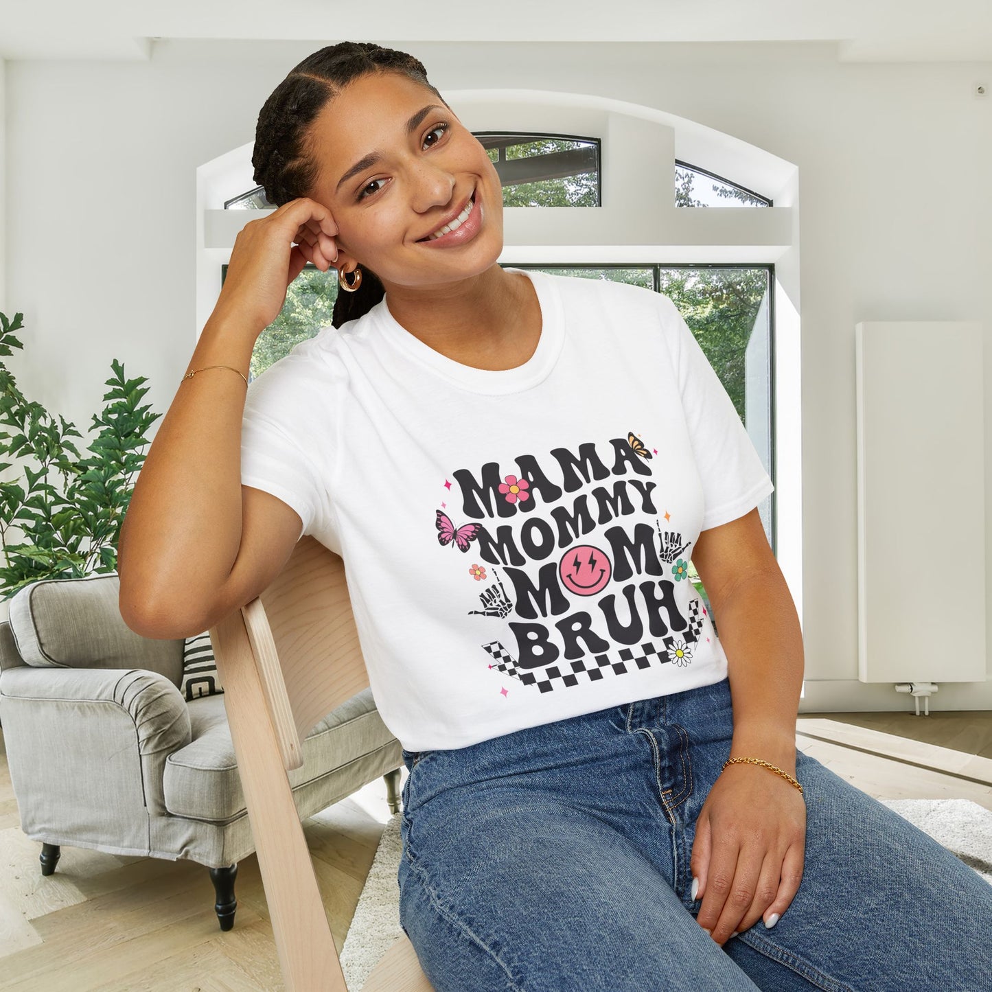 Mama Mommy Mom Bruh Adult T-shirt