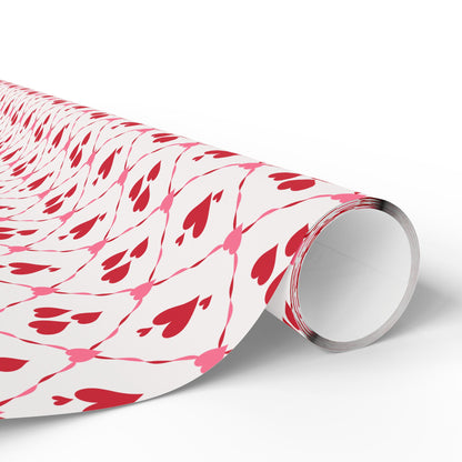 Cupid’s Lattice Wrapping Paper