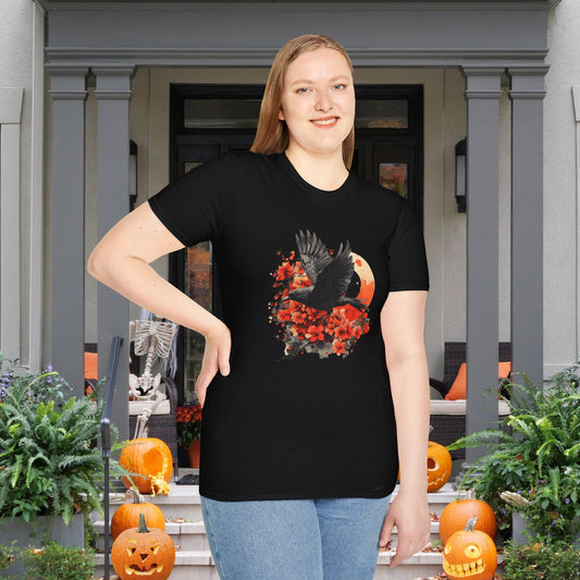 Halloween Crows Adult T-shirt