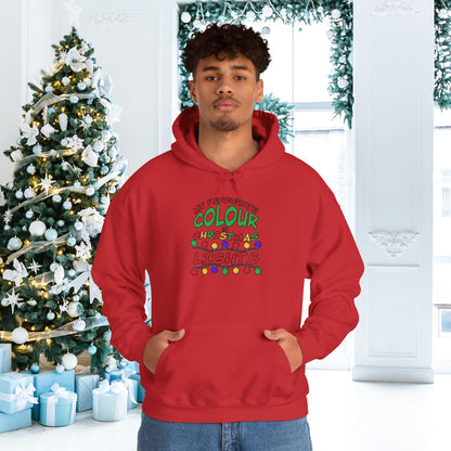 My Favourite Colour Is Christmas Lights  Adult Heavy Blend™ Hoodie