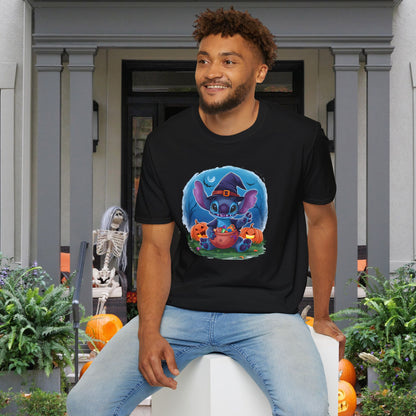 Halloween Stitch Adult T-shirt