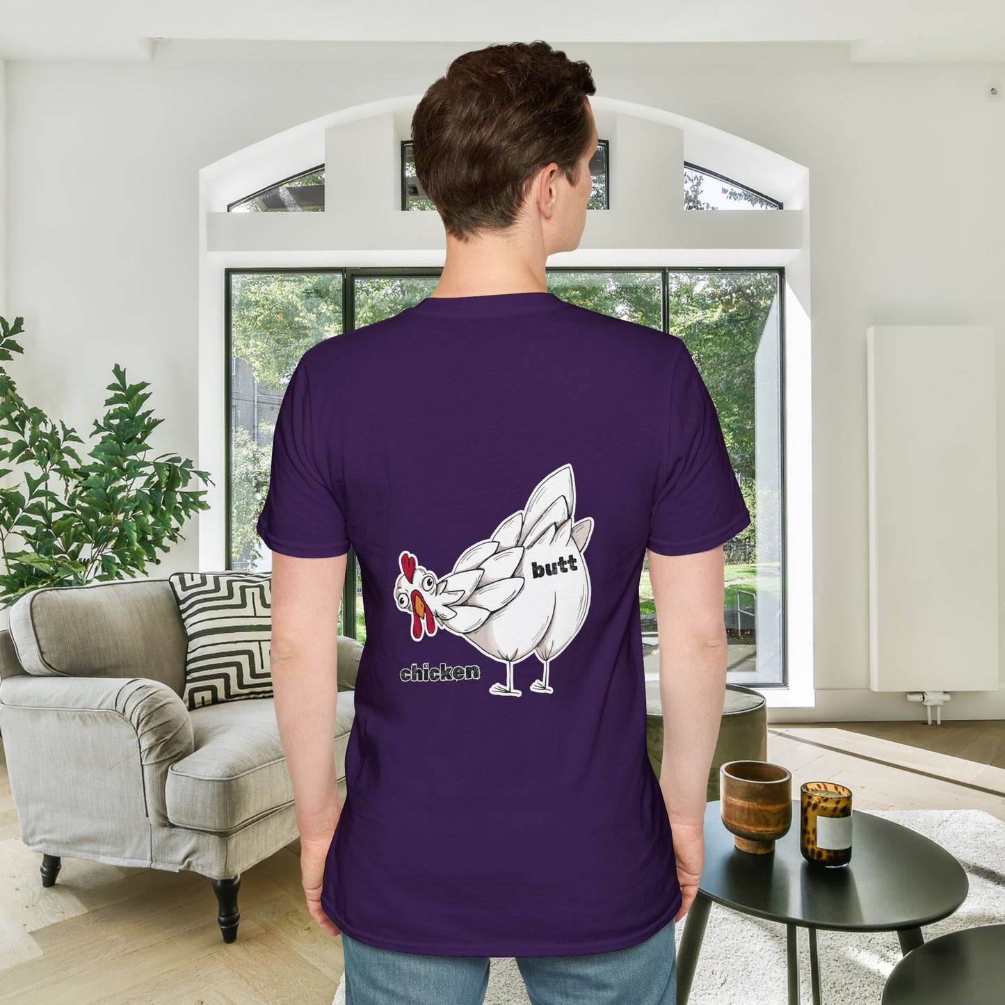 Guess What? Chicken Butt Adult T-shirt