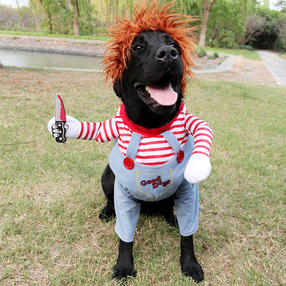 Adorable Pet Costumes Chucky, Horseman