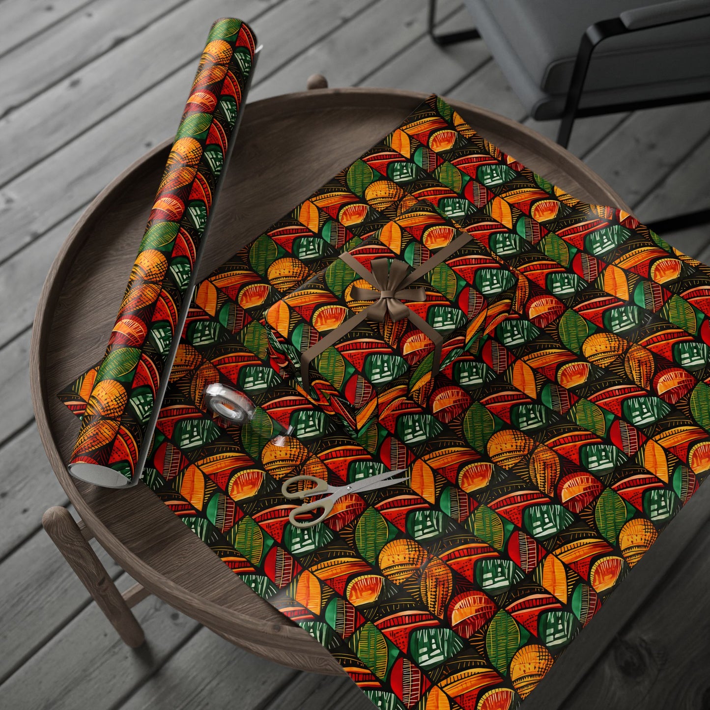 Collective Harmony Kwanzaa Wrapping Paper
