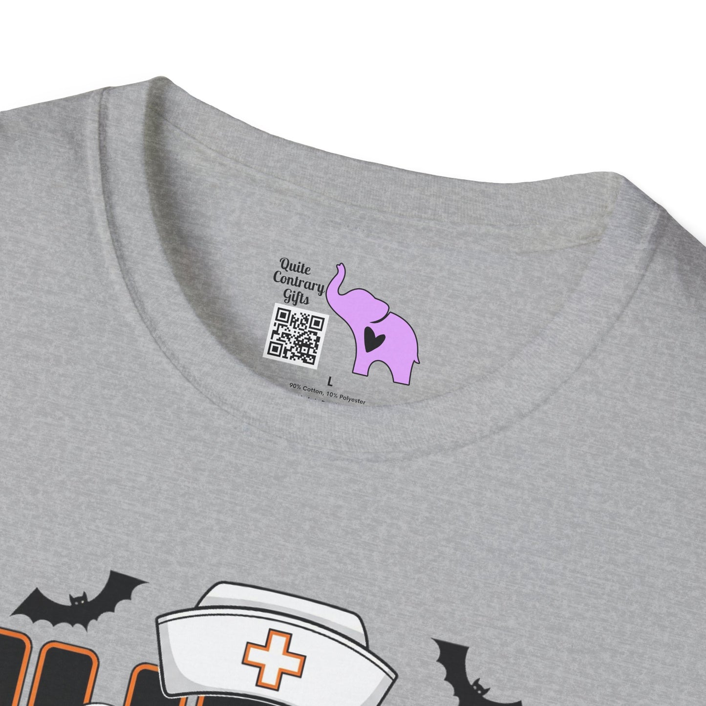 Fun Halloween Nurse Adult T-shirt