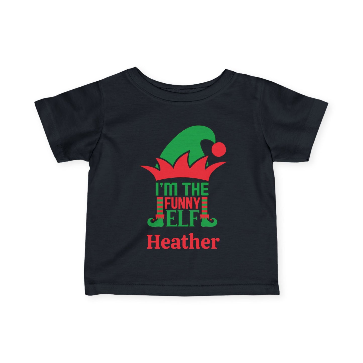 I'm The Funny Elf Personalized Infant Soft T-Shirt