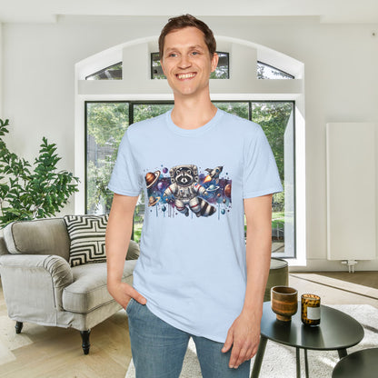 Astronaut Panda Adult T-shirt