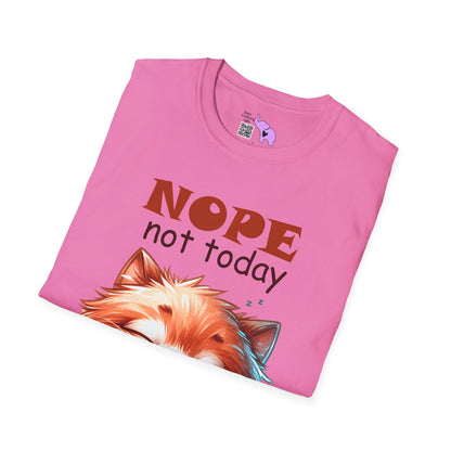 Nope Not Today; Not Tomorrow Either (Cat) Adult T-shirt
