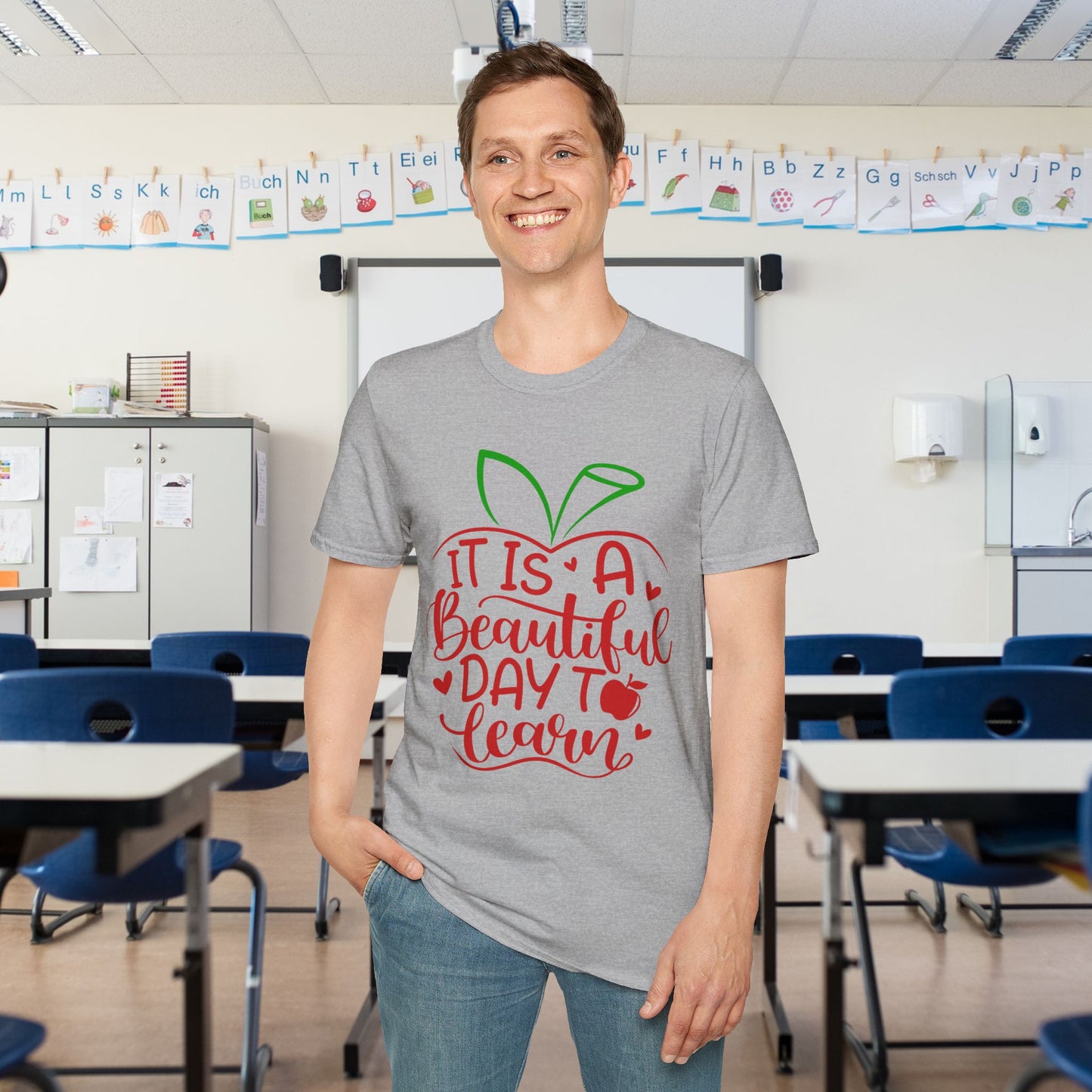 It's A Beautiful Day To Learn Adult T-shirt