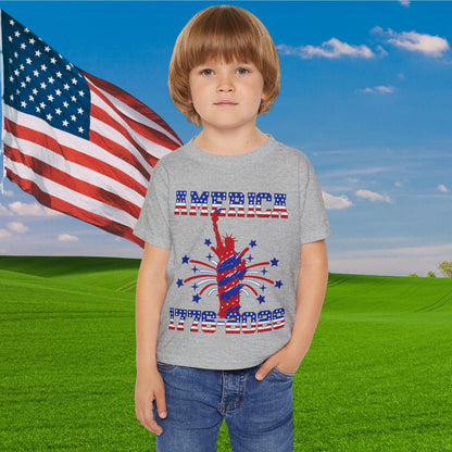 America 1776-2026 (Statue of Liberty) Heavy Cotton™ Toddler T-shirt