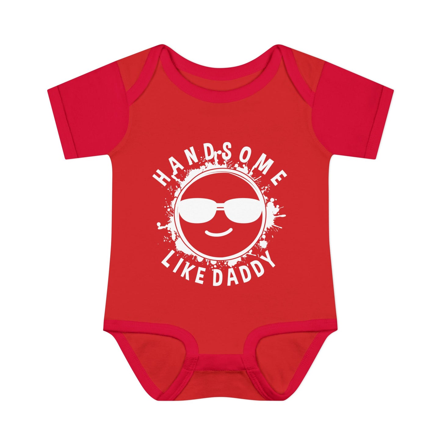 Handsome Like Daddy Infant Rib Bodysuit