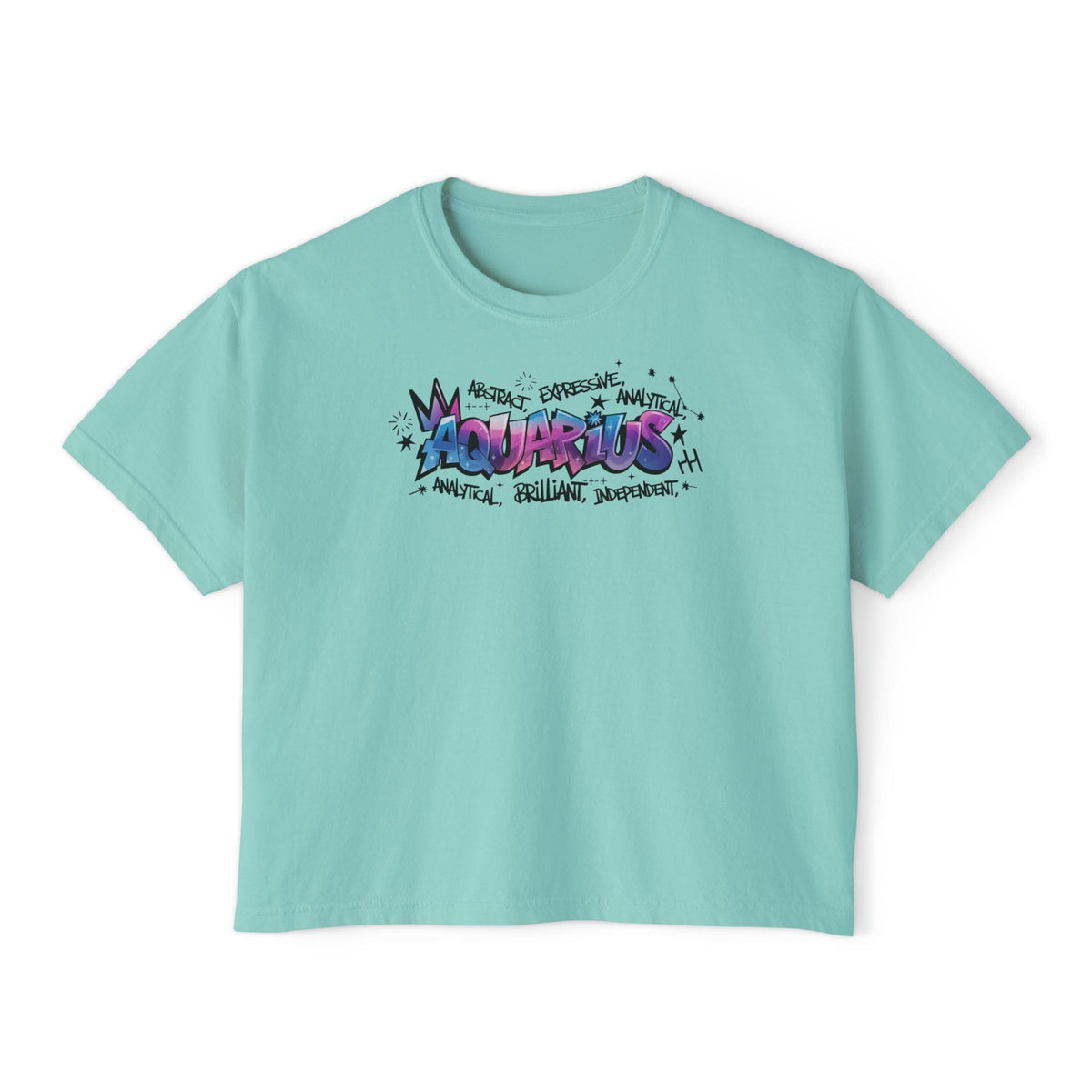 Aquarius Street Art Women's Boxy Tee