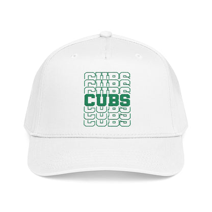 Cubs Stacked Letters Mid Profile Baseball Cap