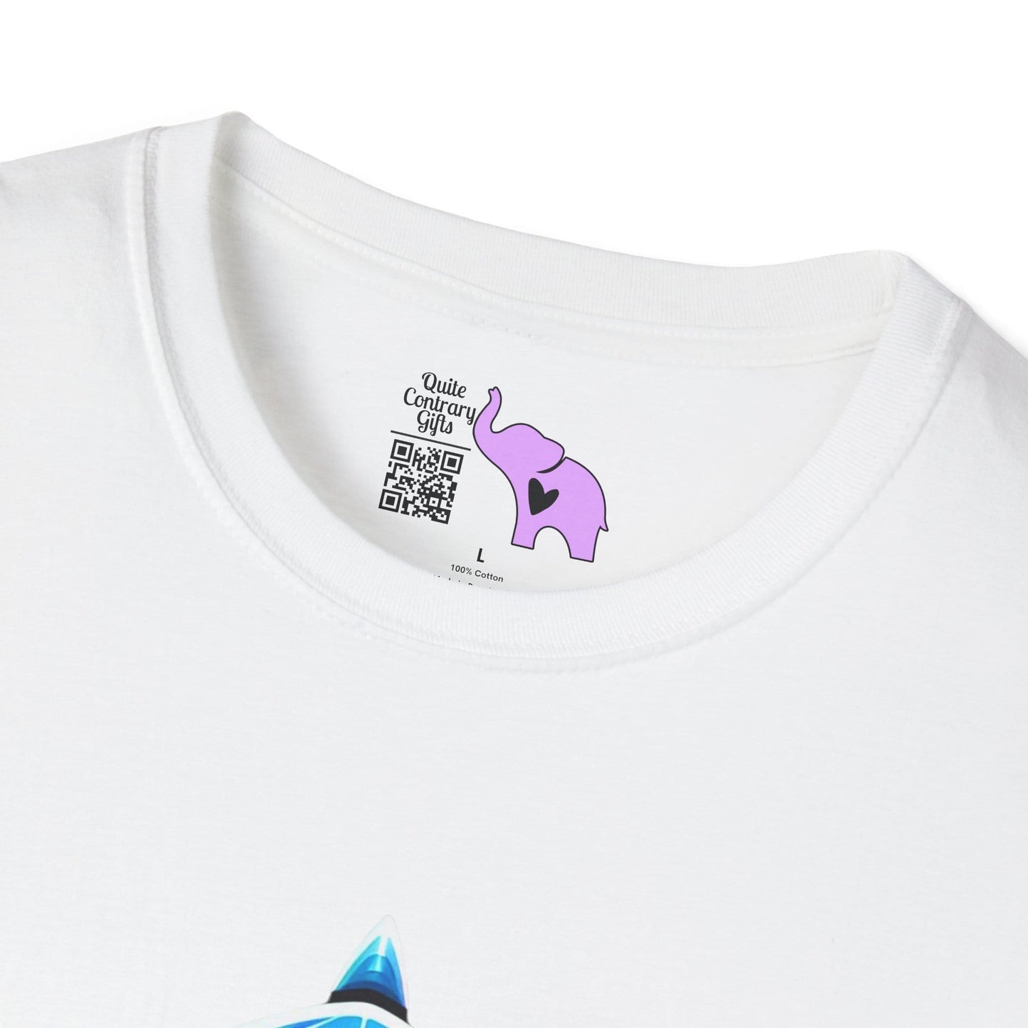 Colorful Shark Adult T-shirt