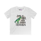 Just A Girl Who Loves Dinosaurs Kids Softstyle Tee