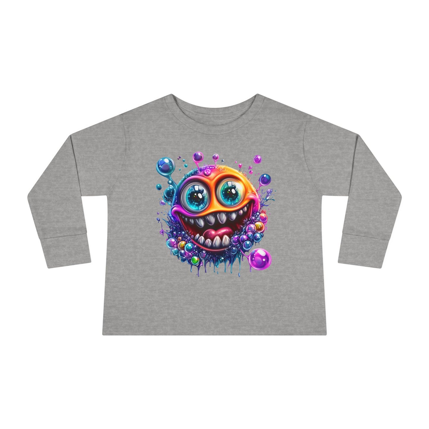 Bubbly Monster Toddler Long Sleeve Tee