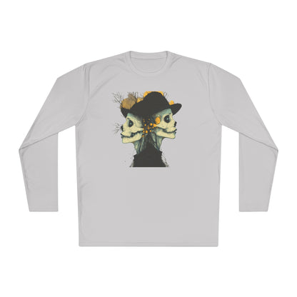 Creepy Skull Witches Adult Long Sleeve Tee