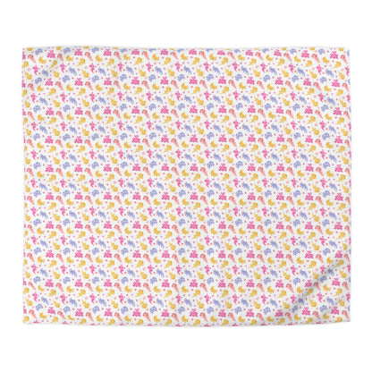 Axolotl Whimsy Microfiber Duvet Cover