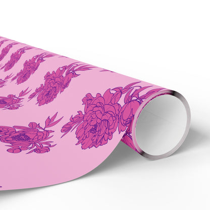 Bubblegum Bloom Peonies Wrapping Paper
