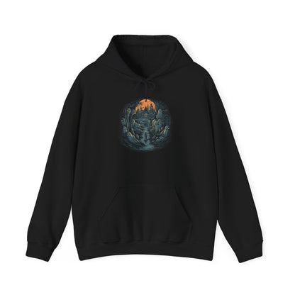 Creepy Ghost 13 Heavy Blend™ Hooded Sweatshirt