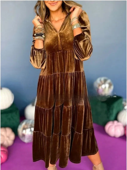 Autumn & Winter Plush Dress