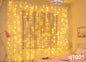 LED Multi-Color Curtain Lights w/Remote Control