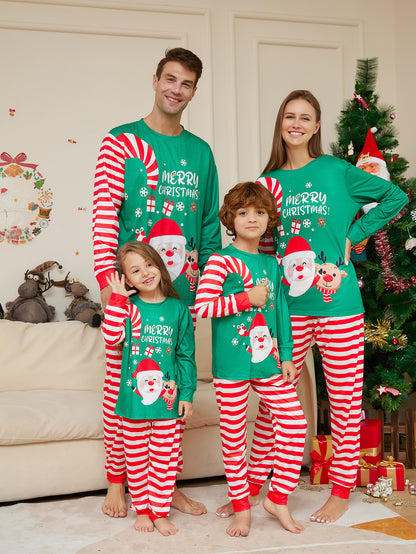 Candy Cane Christmas Family Pajamas