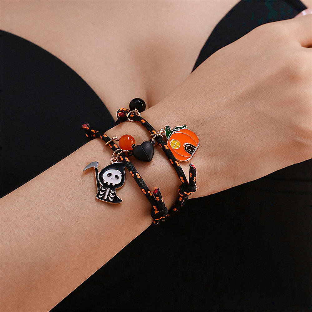 Halloween Charm Magnetic Rope Bracelet