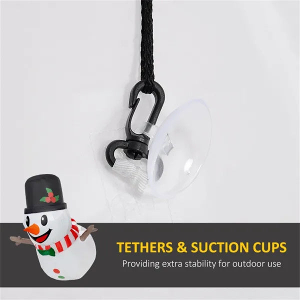 Window Surprise Snowman LED Inflatable