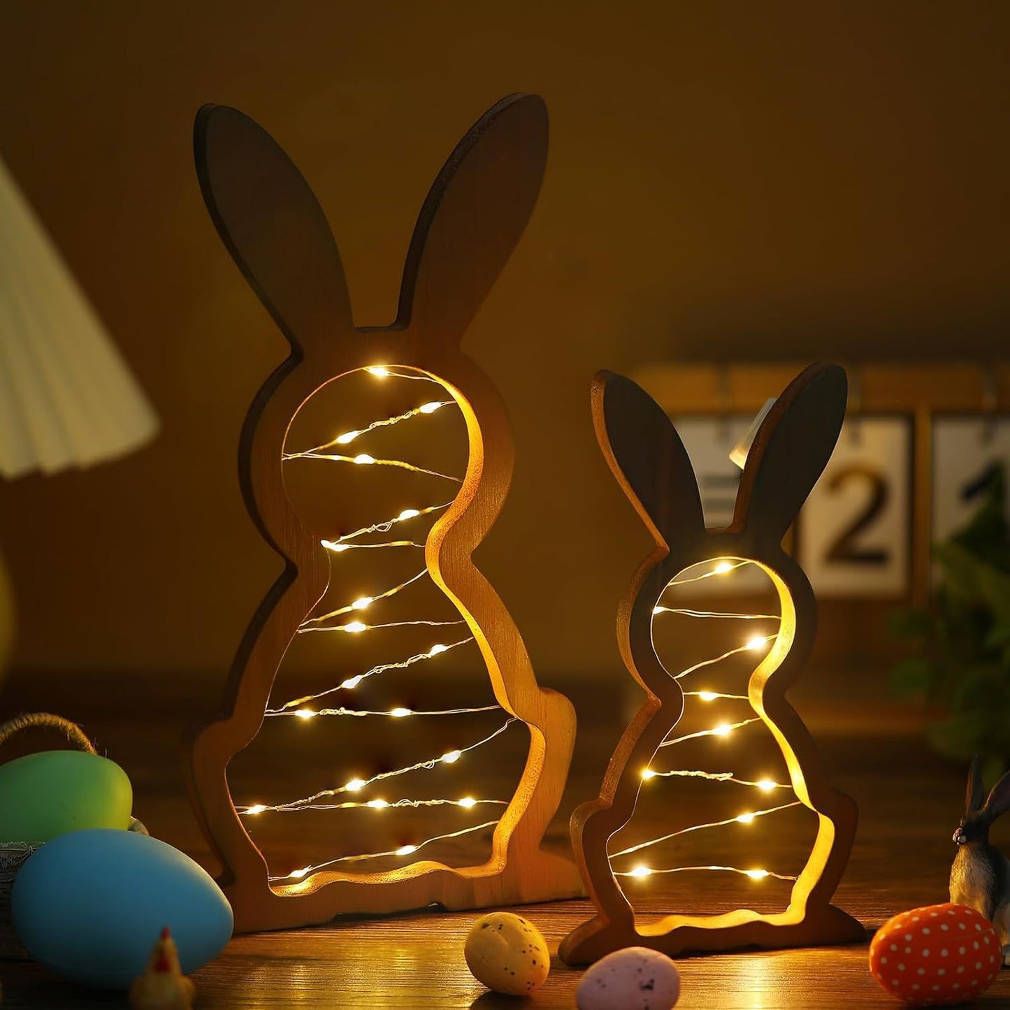 Hoppy Little Lighted Bunnies 2 pc. Set