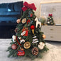 Miniature Artificial Decorated Christmas Tree With Lights
