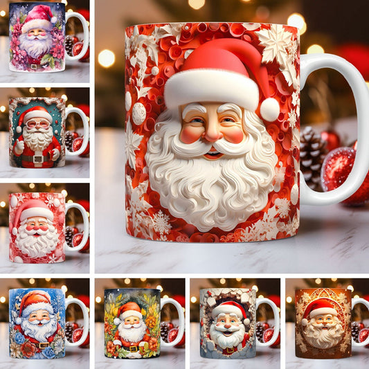 Christmas Theme 3D Image Ceramic Mug