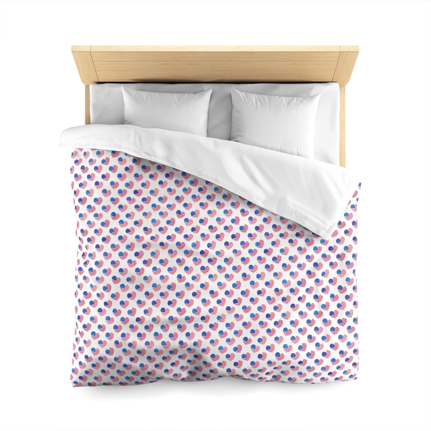 Hearts of Freedom Microfiber Duvet Cover