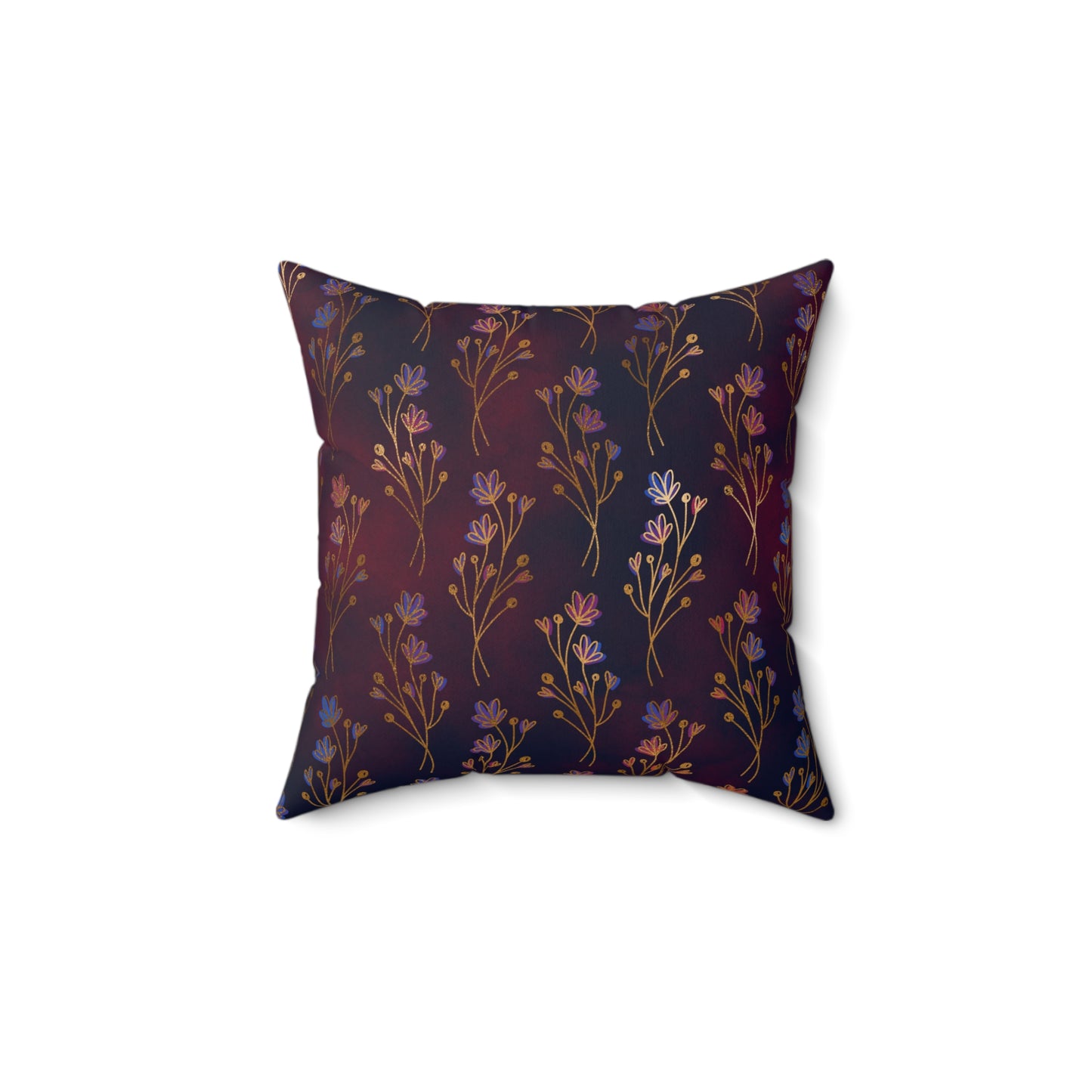 Golden Grove Midnight Throw Pillow
