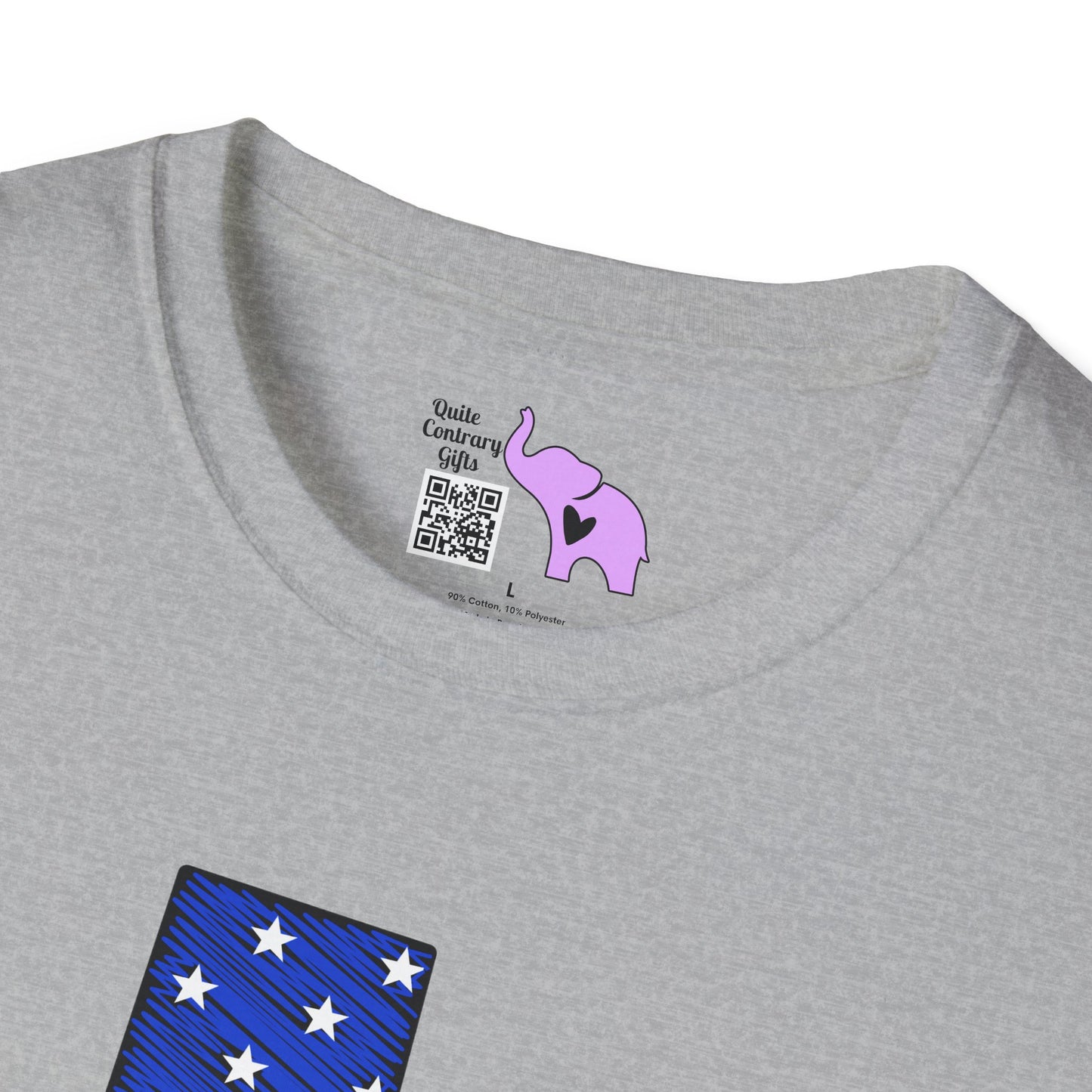 Texas American Flag 2 Adult T-shirt