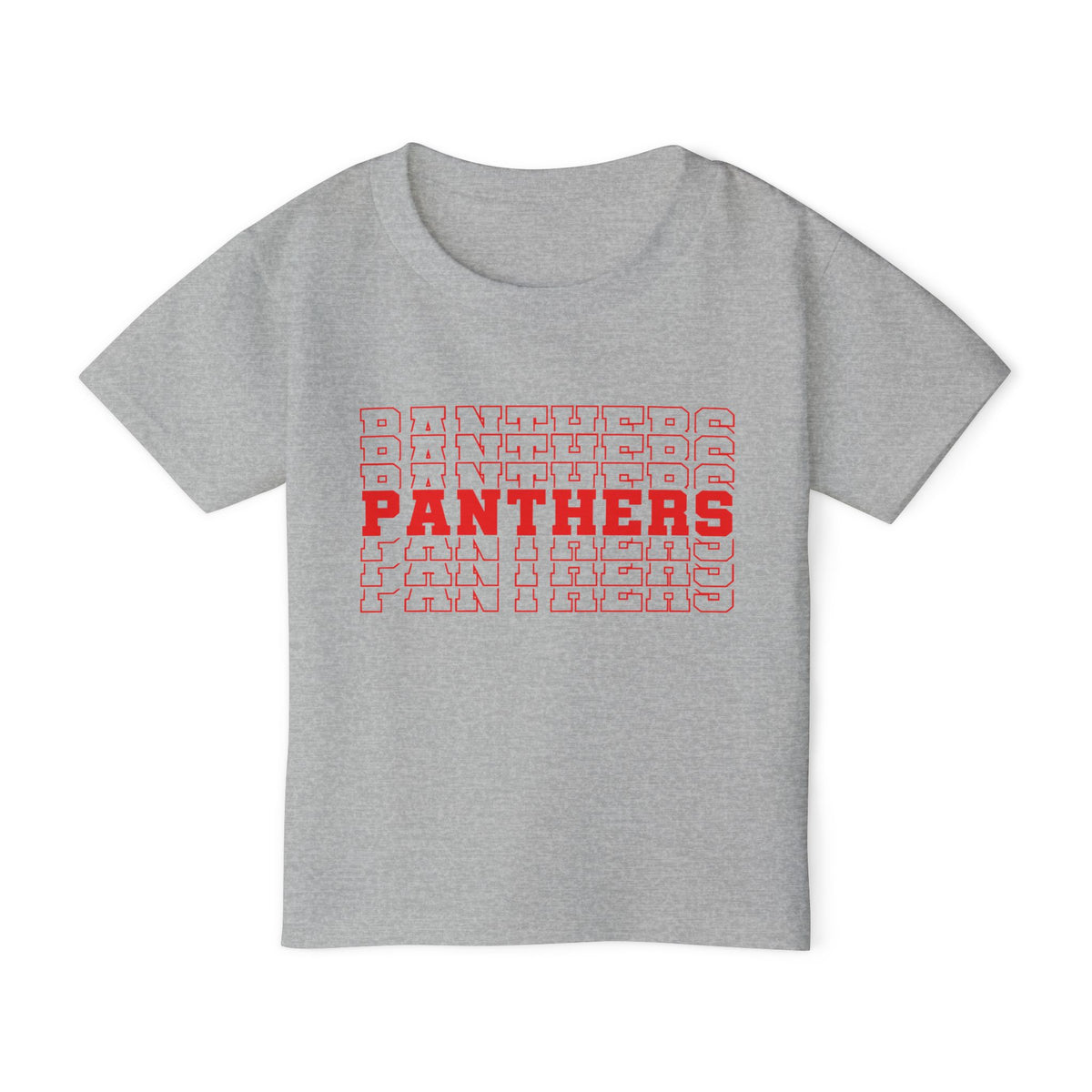 Panthers (Stacked) Heavy Cotton™ Toddler T-shirt