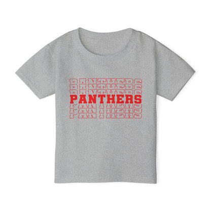 Panthers (Stacked) Heavy Cotton™ Toddler T-shirt