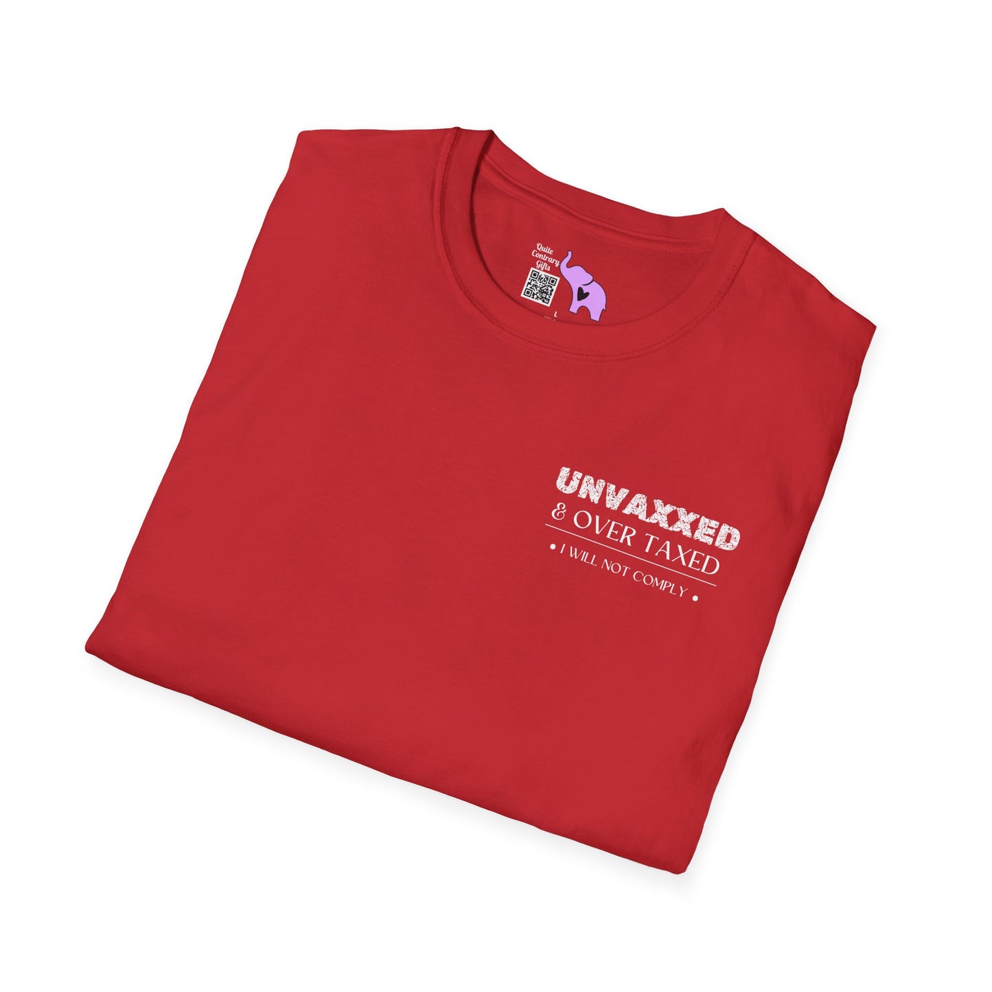 Unvaxxed & Over Taxed Adult T-shirt