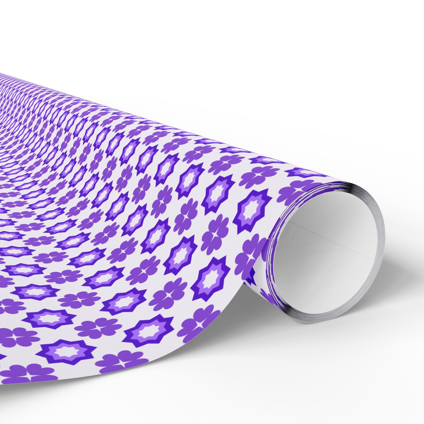 Purple Prism Garden Wrapping Paper