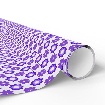 Purple Prism Garden Wrapping Paper