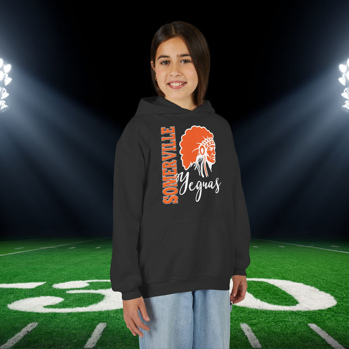 Somerville Vertical Fury Youth Heavy Blend Hoodie